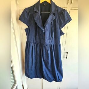 Torrid Navy blue v neck dress Size 2X